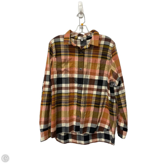 Top Long Sleeve By Madewell In Multi-colored, Size: Xxl