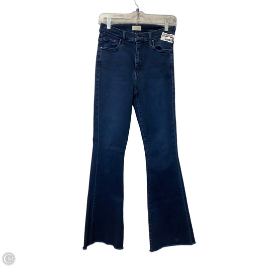 Jeans Flared By Mother In Blue Denim, Size: 6