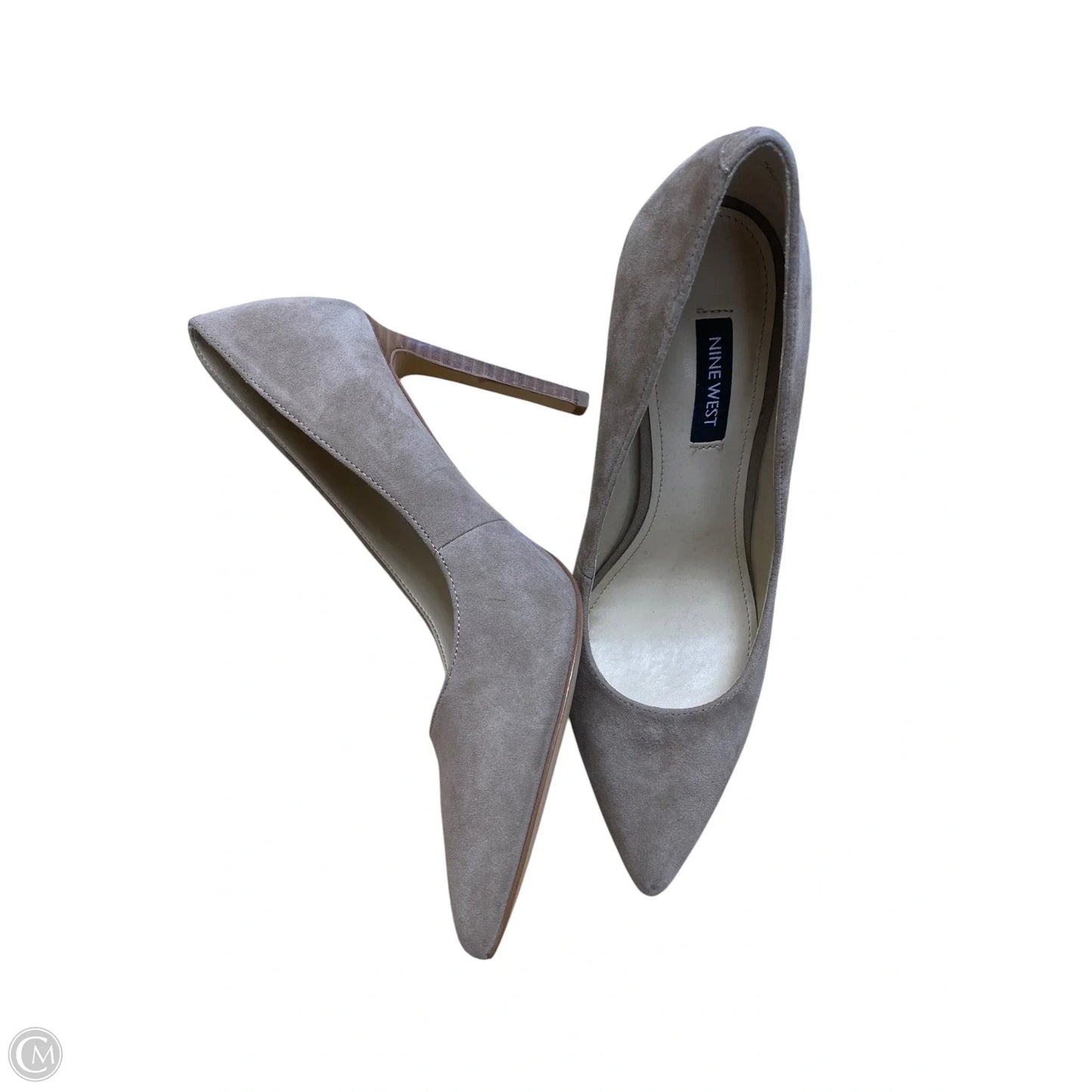 Shoes Heels Kitten By Nine West In Tan, Size: 7.5