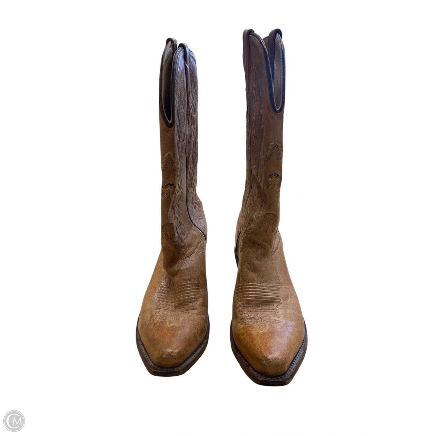 Boots Western By Old West In Brown, Size: