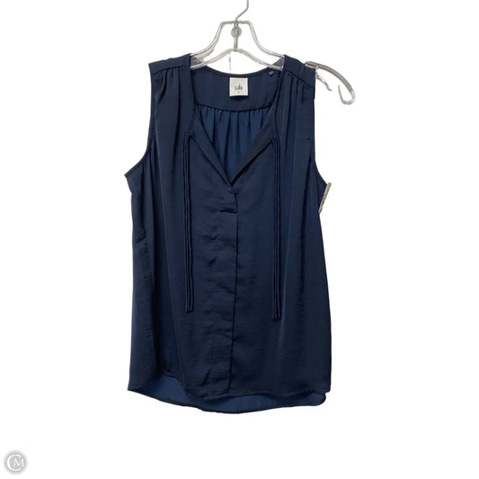 Top Sleeveless By Cabi In Navy, Size: S