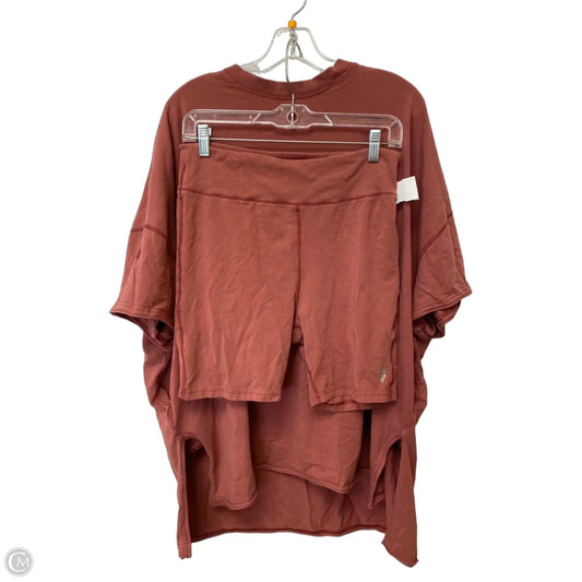 Shorts Set By Free People In Maroon, Size: L