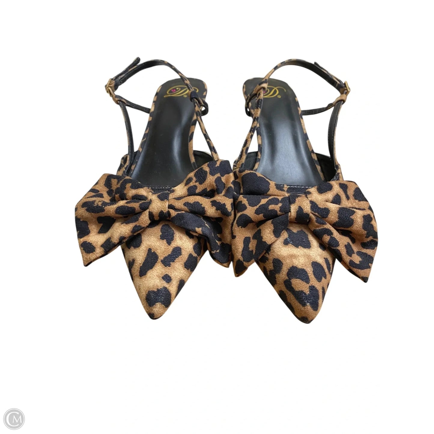 Shoes Heels Kitten By Clothes Mentor In Animal Print, Size: 9