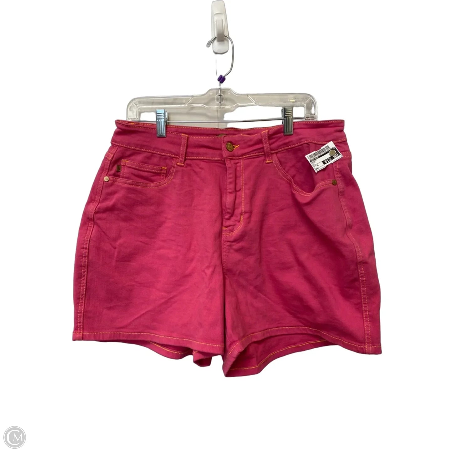 Shorts By Judy Blue In Pink, Size: Xl