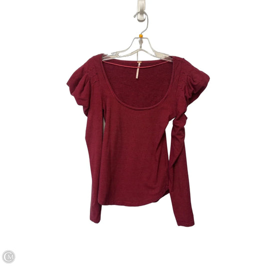 Top Long Sleeve By Free People In Striped Pattern, Size: Xs