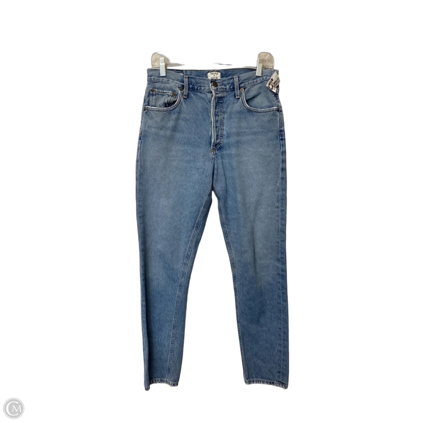 Jeans Straight By Agolde In Blue, Size: 4