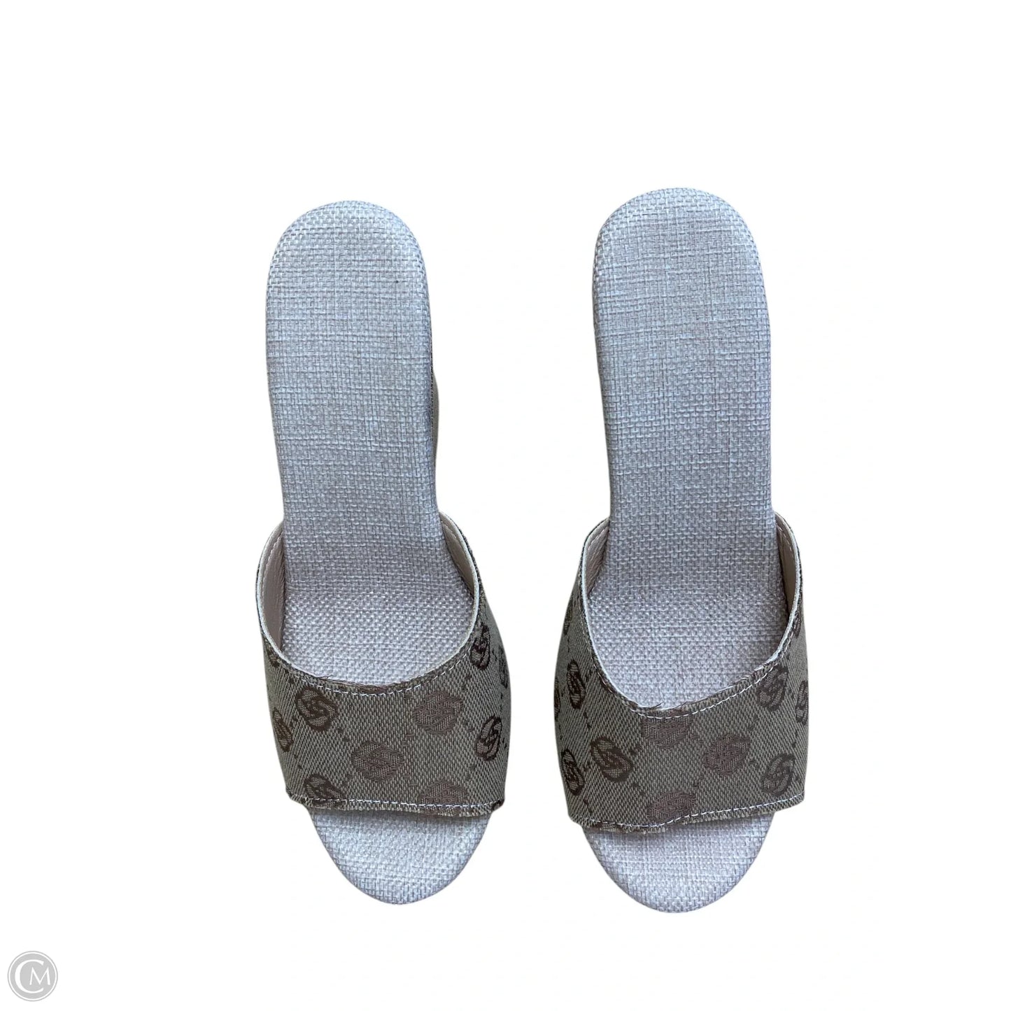 Shoes Heels Wedge By Cme In Tan, Size: 6.5