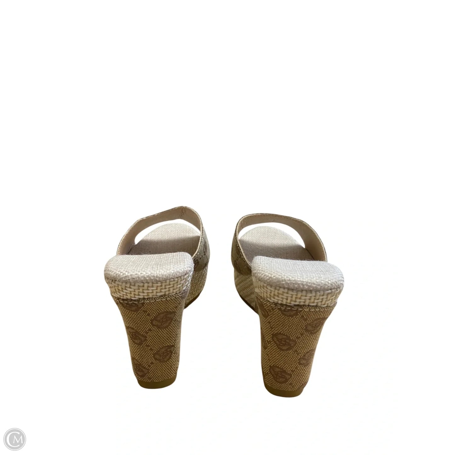 Shoes Heels Wedge By Cme In Tan, Size: 6.5