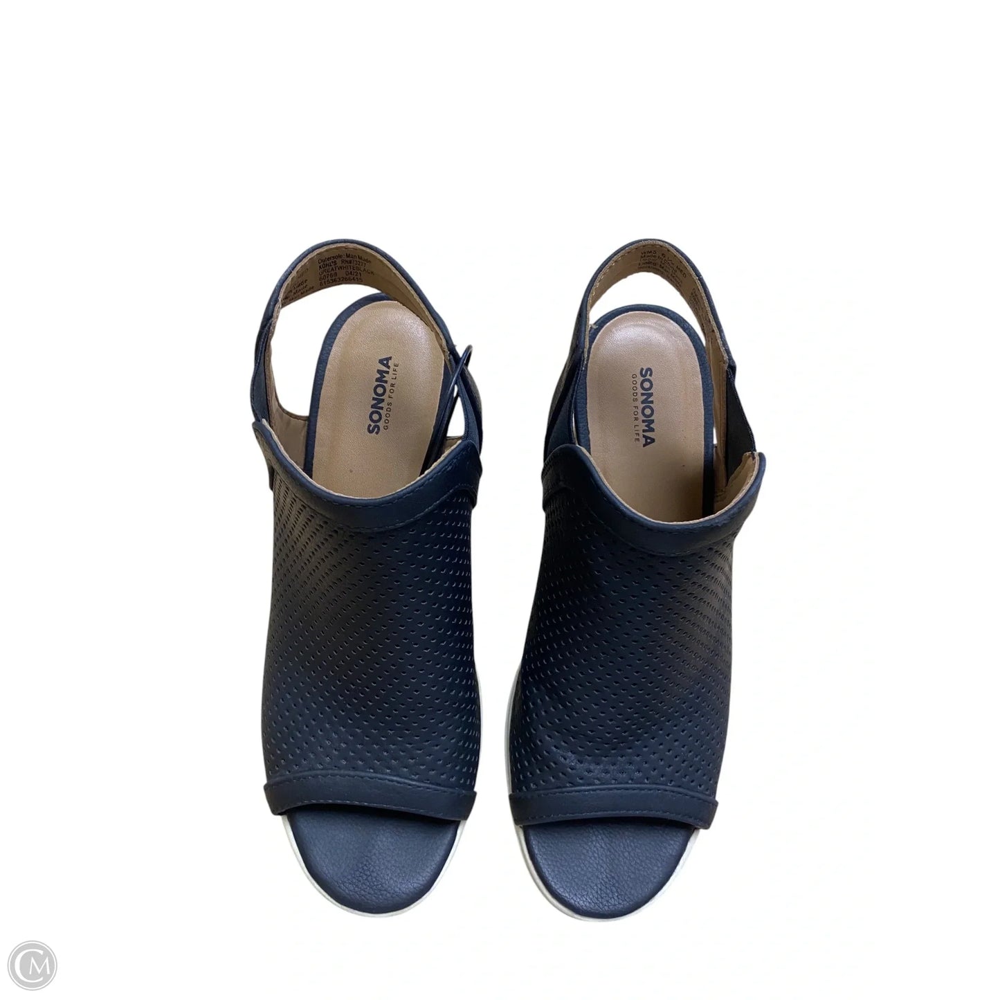 Shoes Heels Wedge By Sonoma In Black, Size: 6.5