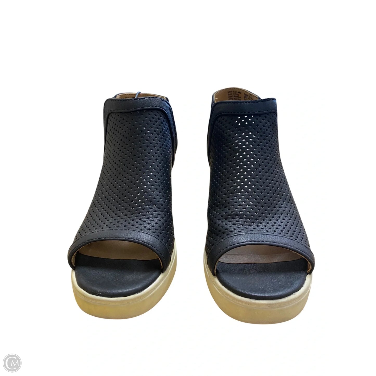 Shoes Heels Wedge By Sonoma In Black, Size: 6.5
