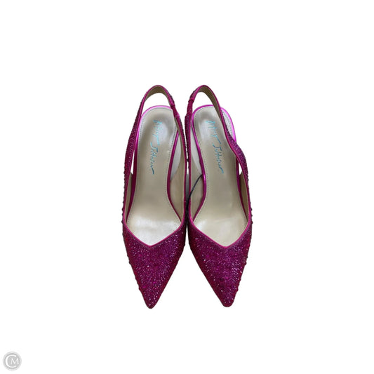 Shoes Heels Kitten By Betsey Johnson In Pink, Size: 6.5