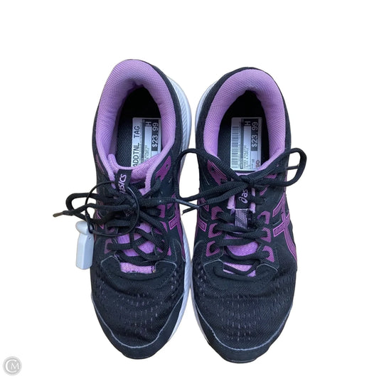 Shoes Athletic By Asics In Black & Purple, Size: 10