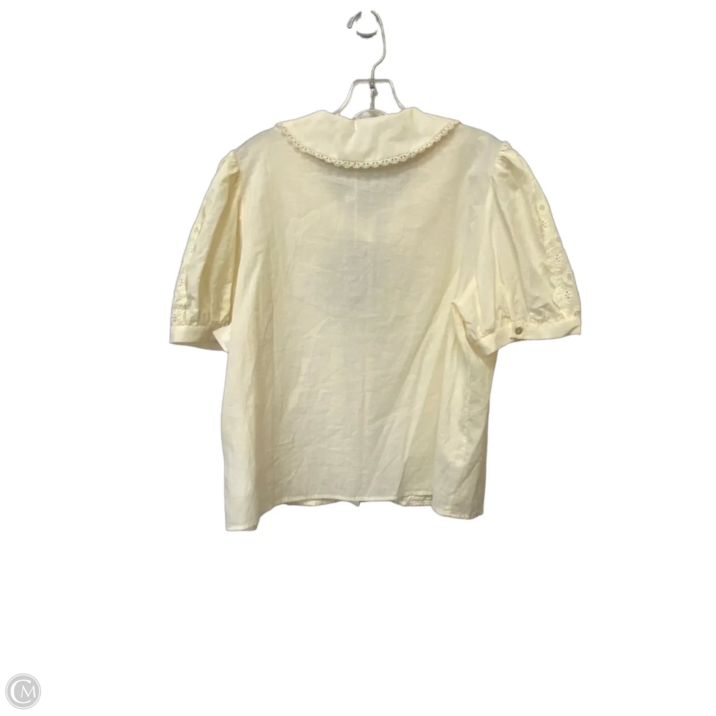 Top Short Sleeve By Joie In White, Size: L