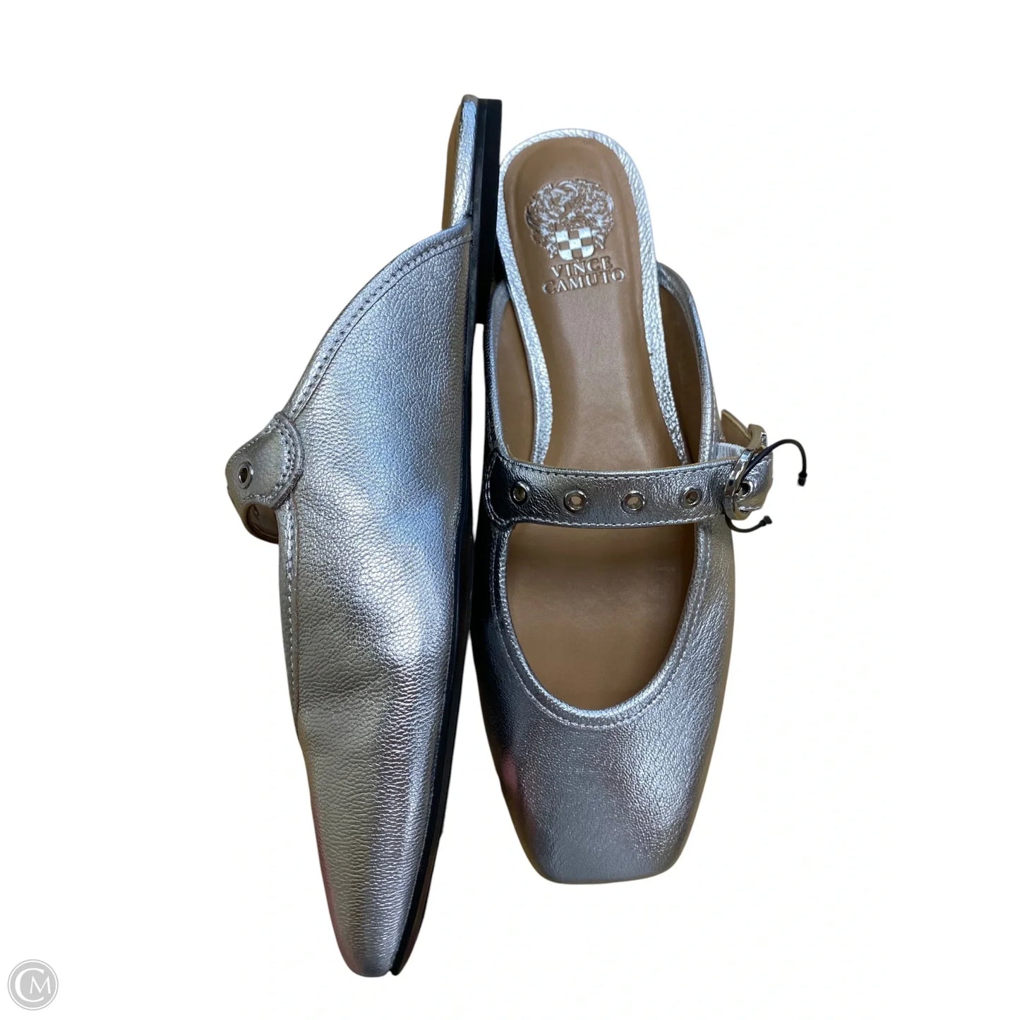 Shoes Flats By Vince Camuto In Silver, Size: 8