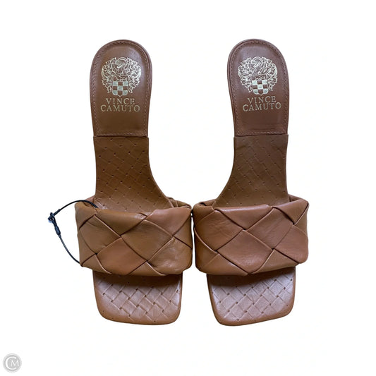 Shoes Heels Kitten By Vince Camuto In Brown, Size: 8