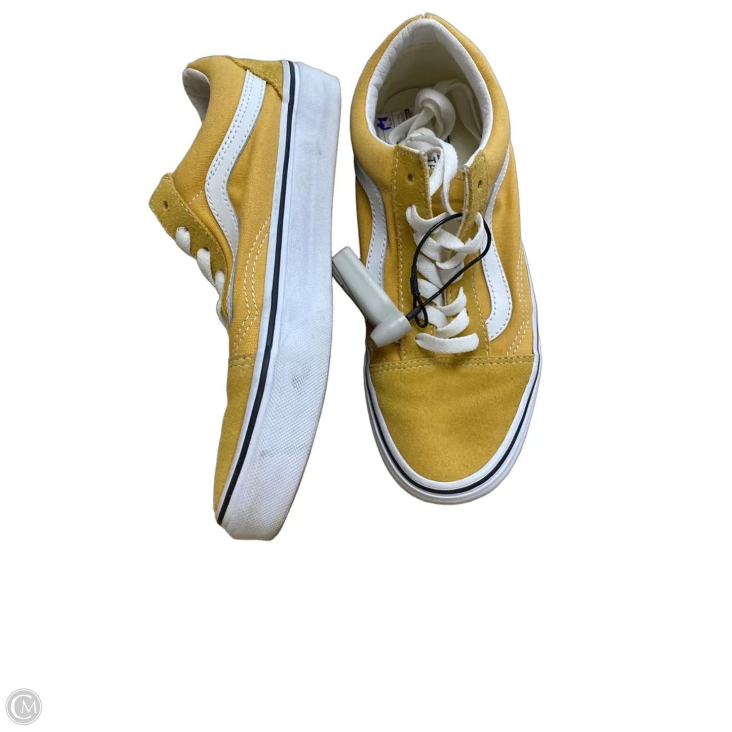 Shoes Sneakers By Vans In Yellow, Size: 7