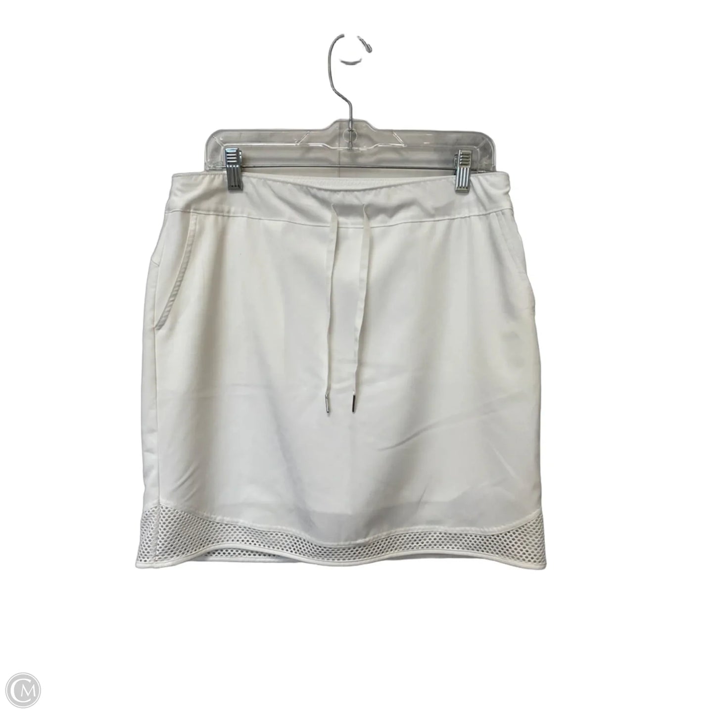 Top 2pc Short Sleeve By Chicos In White, Size: M