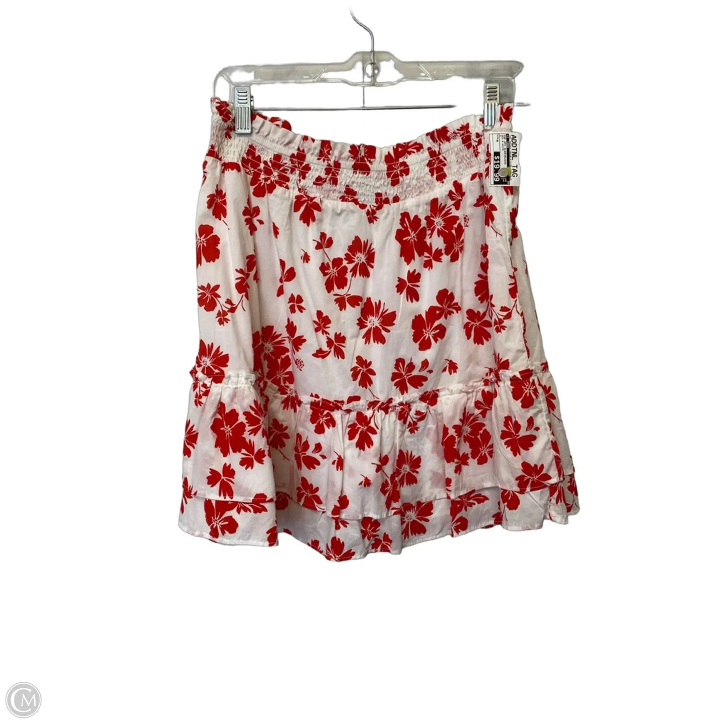 Top 2pc Sleeveless By J. Crew In Red & White, Size: M