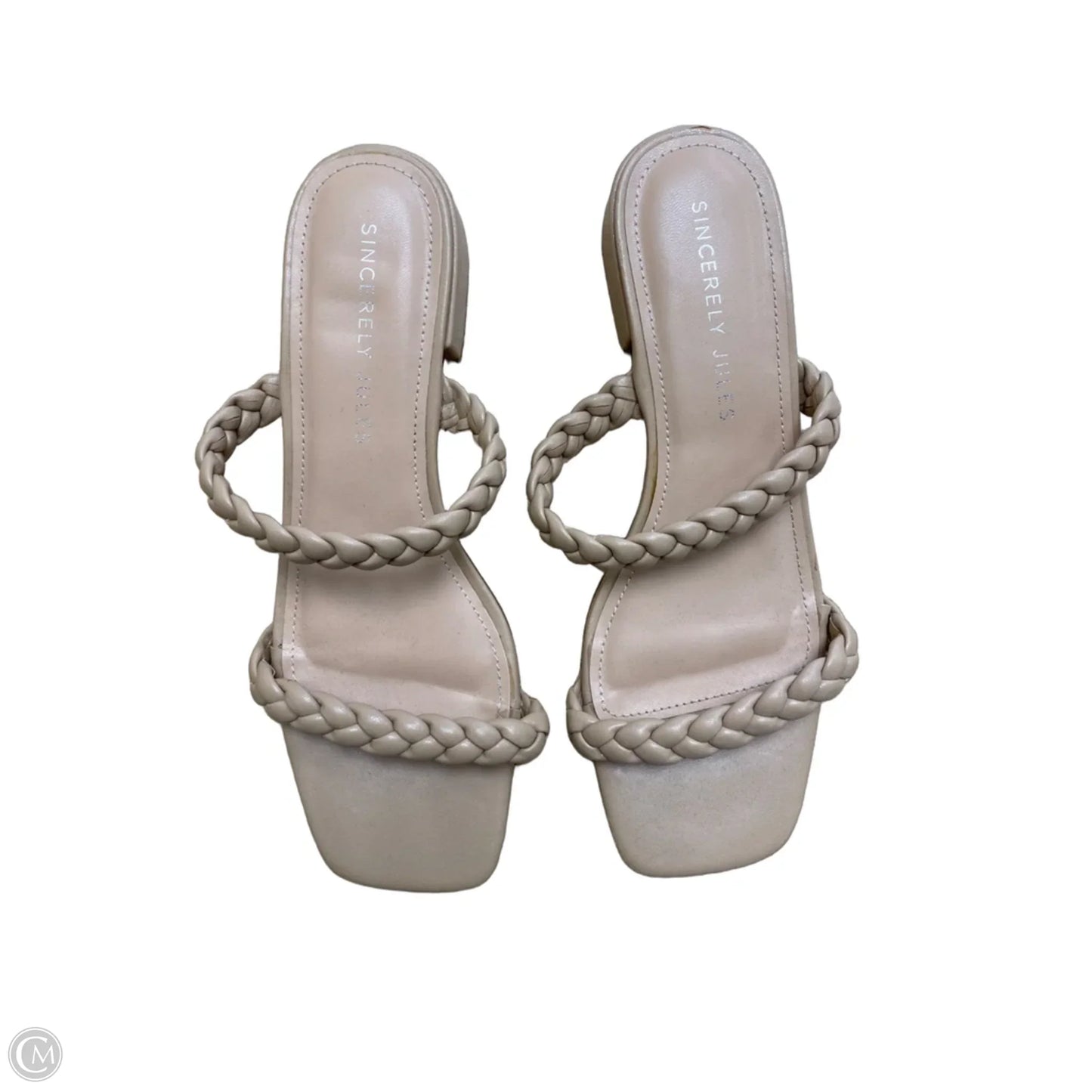 Shoes Heels Block By Sincerely Jules In Tan, Size: 10