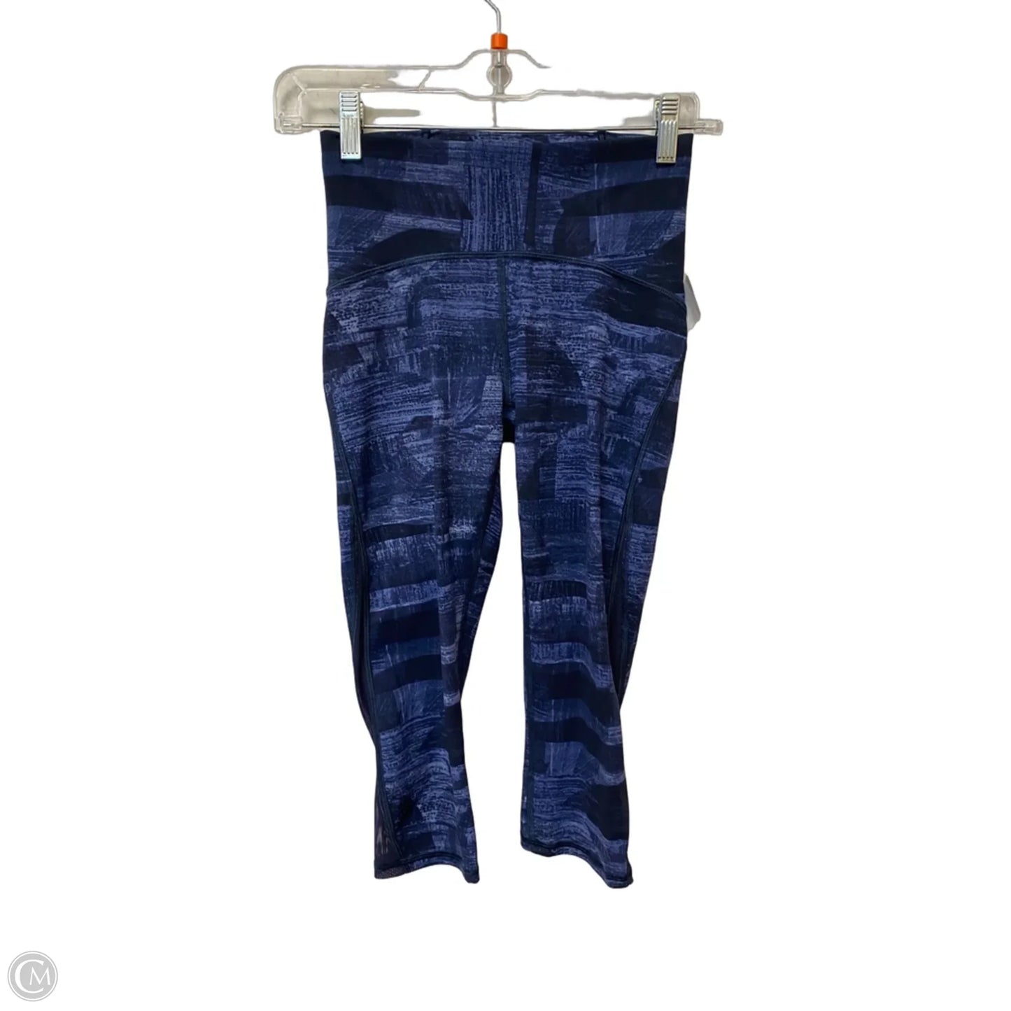 Athletic Leggings Capris By Lululemon In Blue, Size: 4