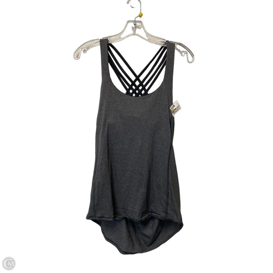 Athletic Tank Top By Lululemon In Grey, Size: 6