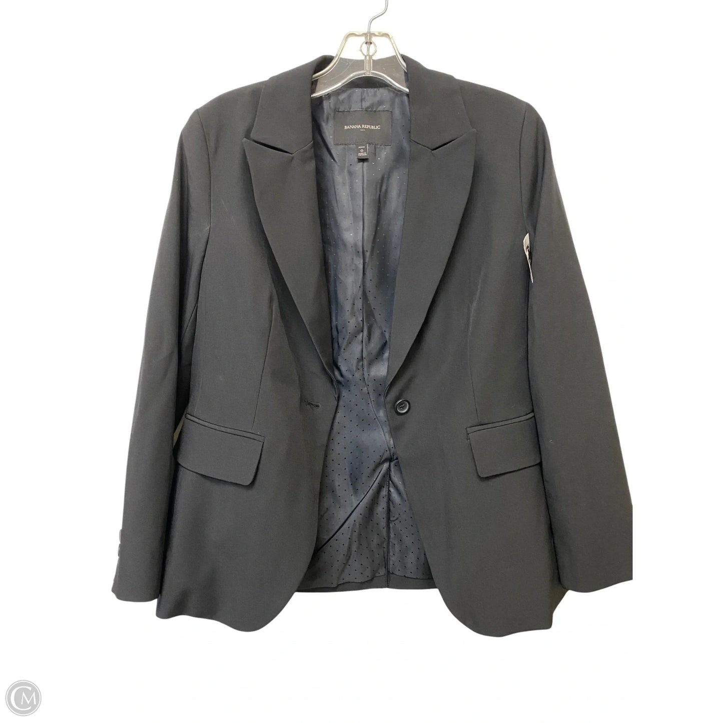 Blazer By Banana Republic In Black, Size: 0p