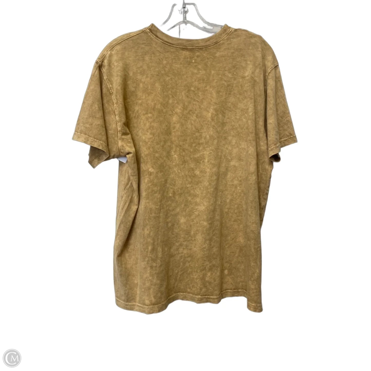 Top Short Sleeve By Life In Yellow, Size: L