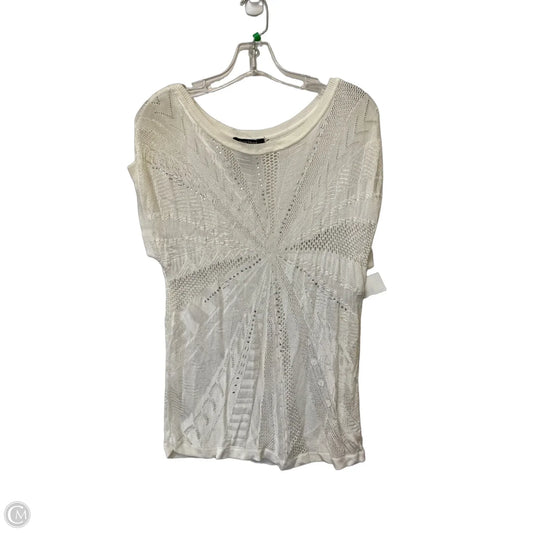 Top Short Sleeve By White House Black Market In White, Size: Xs