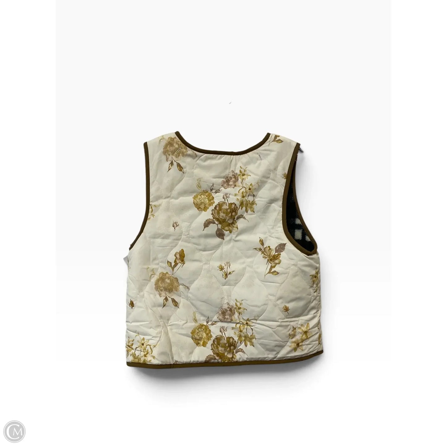 Vest Fleece By Woolrich In Cream & Yellow, Size: Xs
