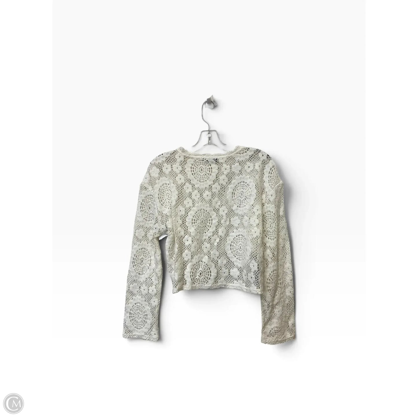 Top Long Sleeve By Mng In White, Size: Xs