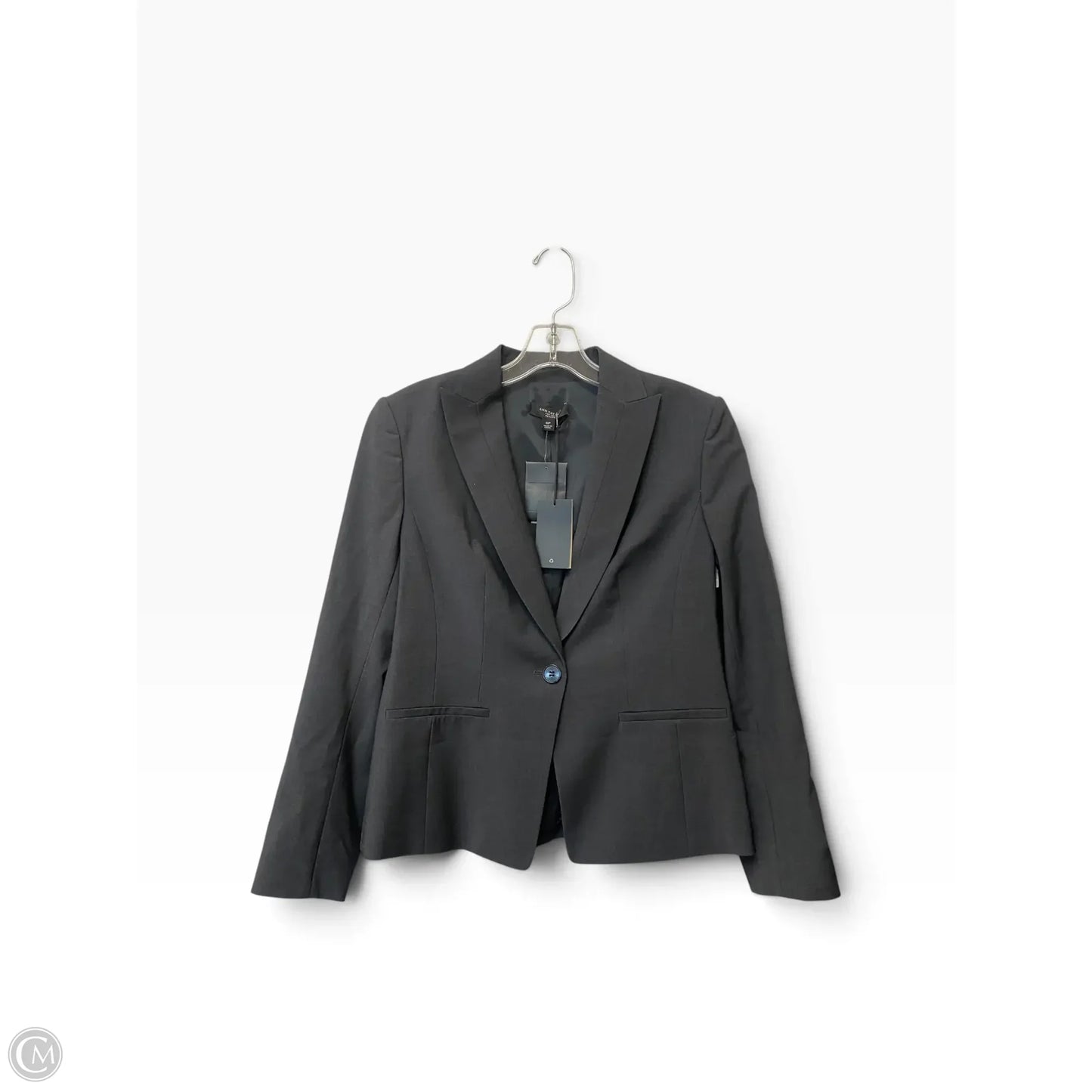 Blazer By Ann Taylor In Grey, Size: 6p