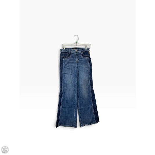 Jeans Wide Leg By White House Black Market In Blue Denim, Size: 0