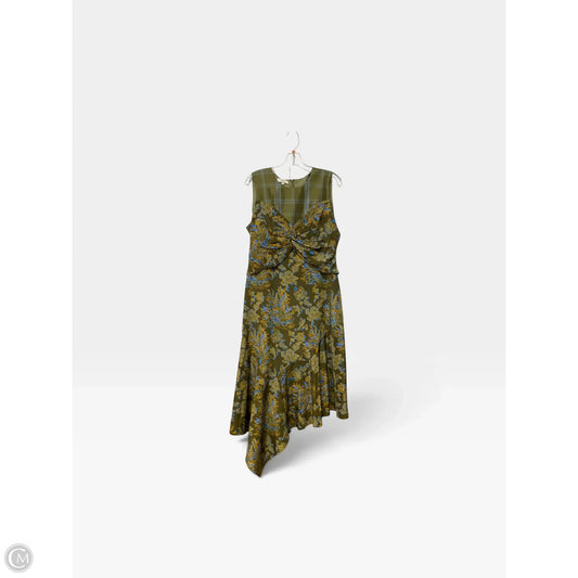 Dress Designer By Lafayette 148 In Green, Size: M