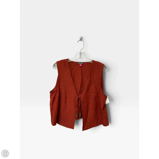 Vest Other By Vince Camuto In Orange, Size: L