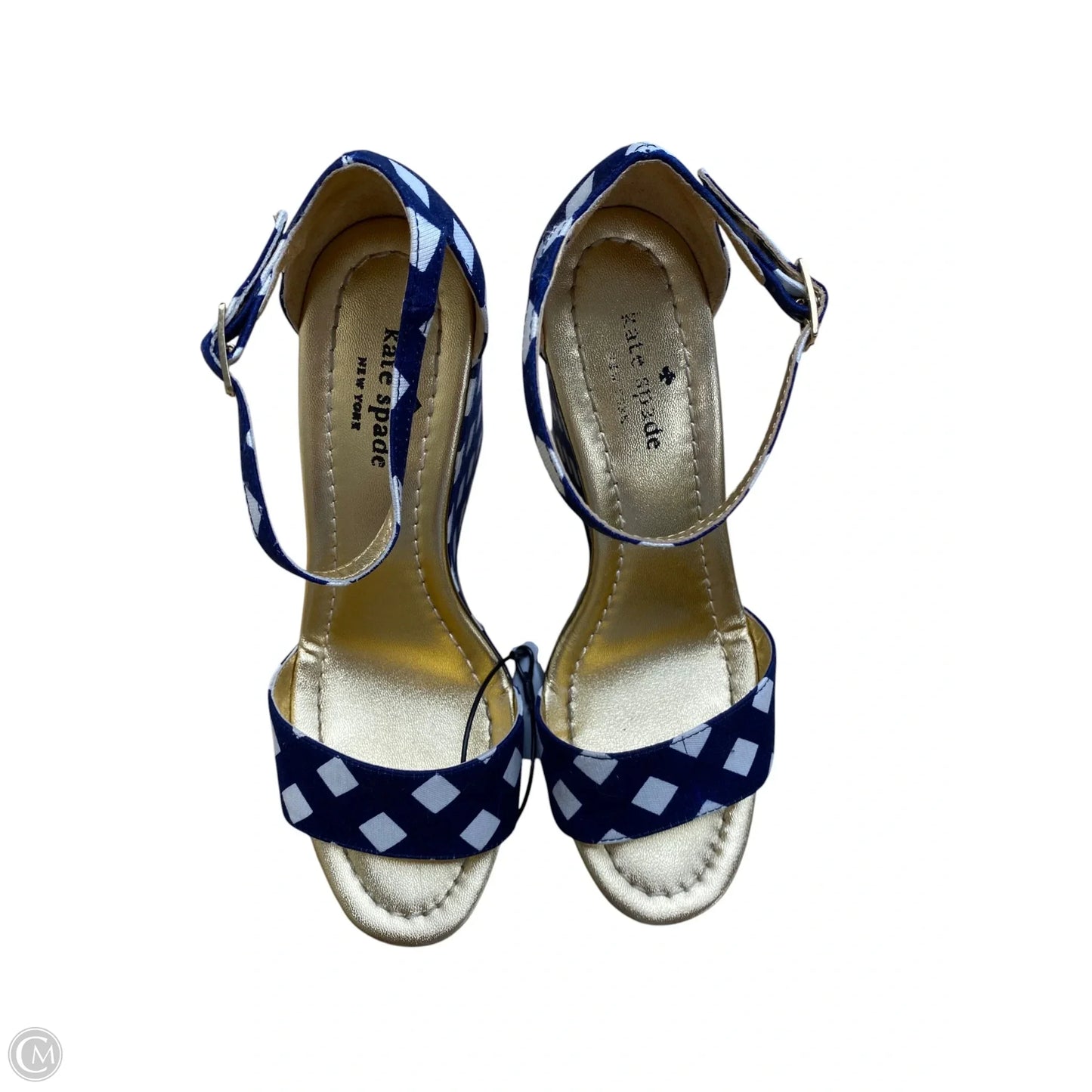 Shoes Designer By Kate Spade In Blue, Size: 8.5