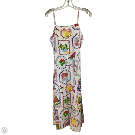 Dress Casual Midi By Cmb In Multi-colored, Size: M