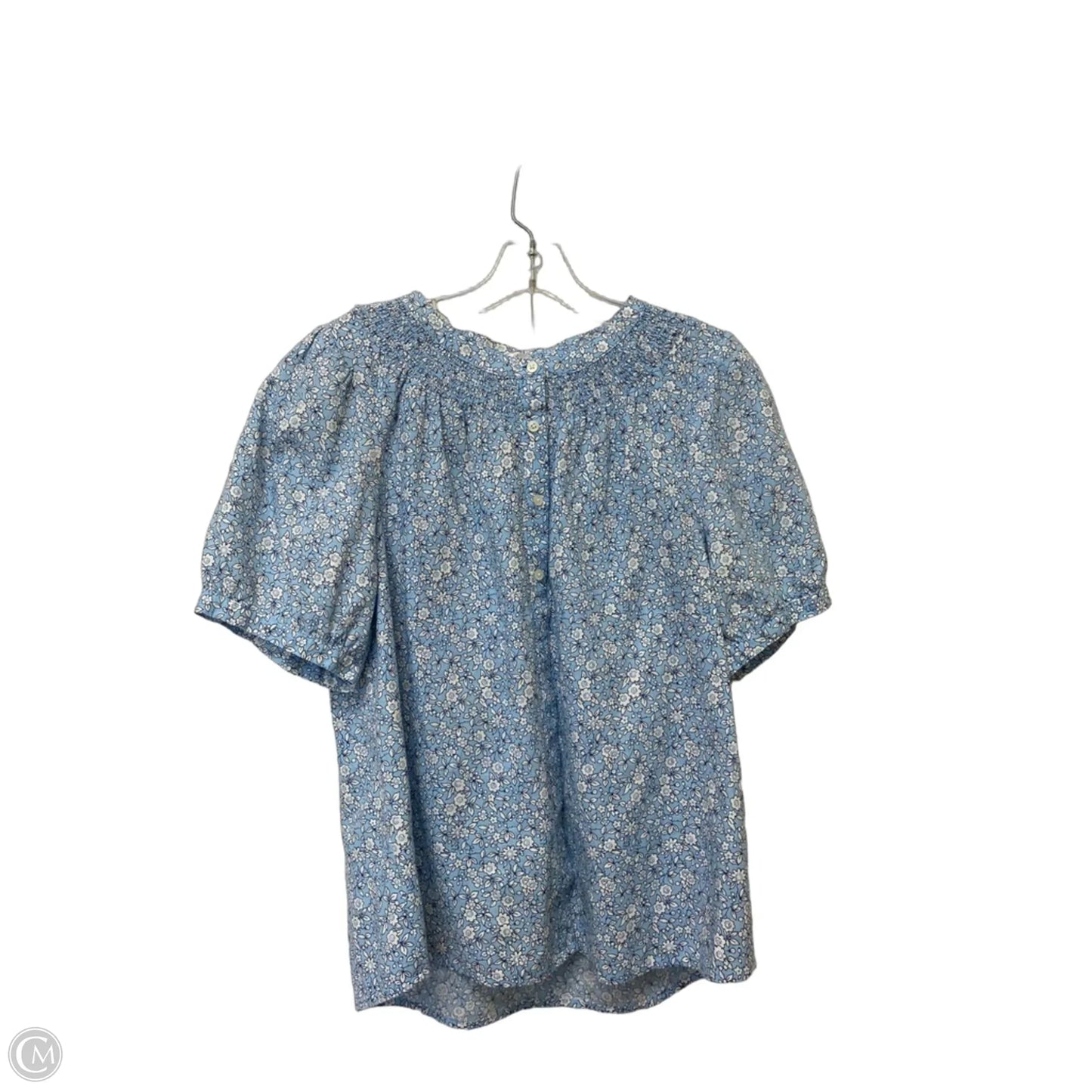 Top Short Sleeve By J. Crew In Blue, Size: M