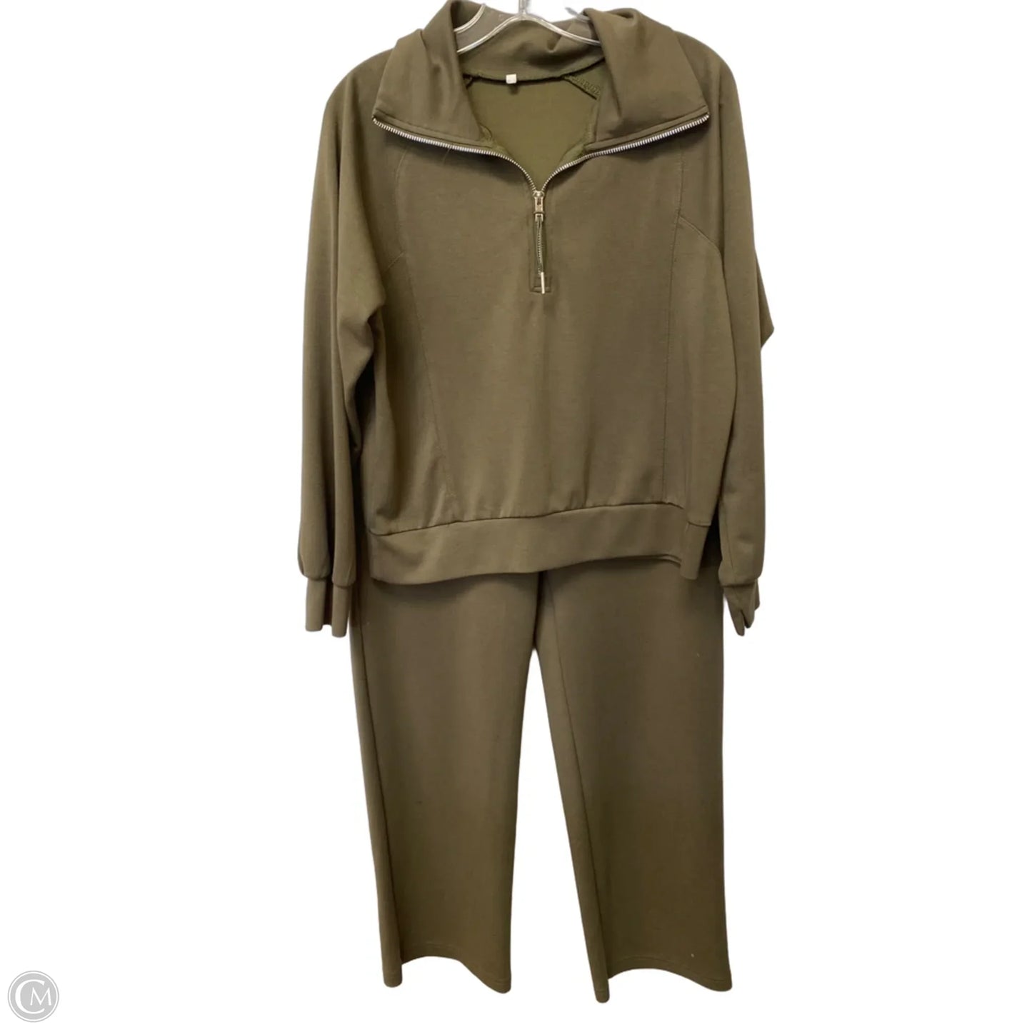 Pants Set 2pc By Clothes Mentor In Green, Size: L