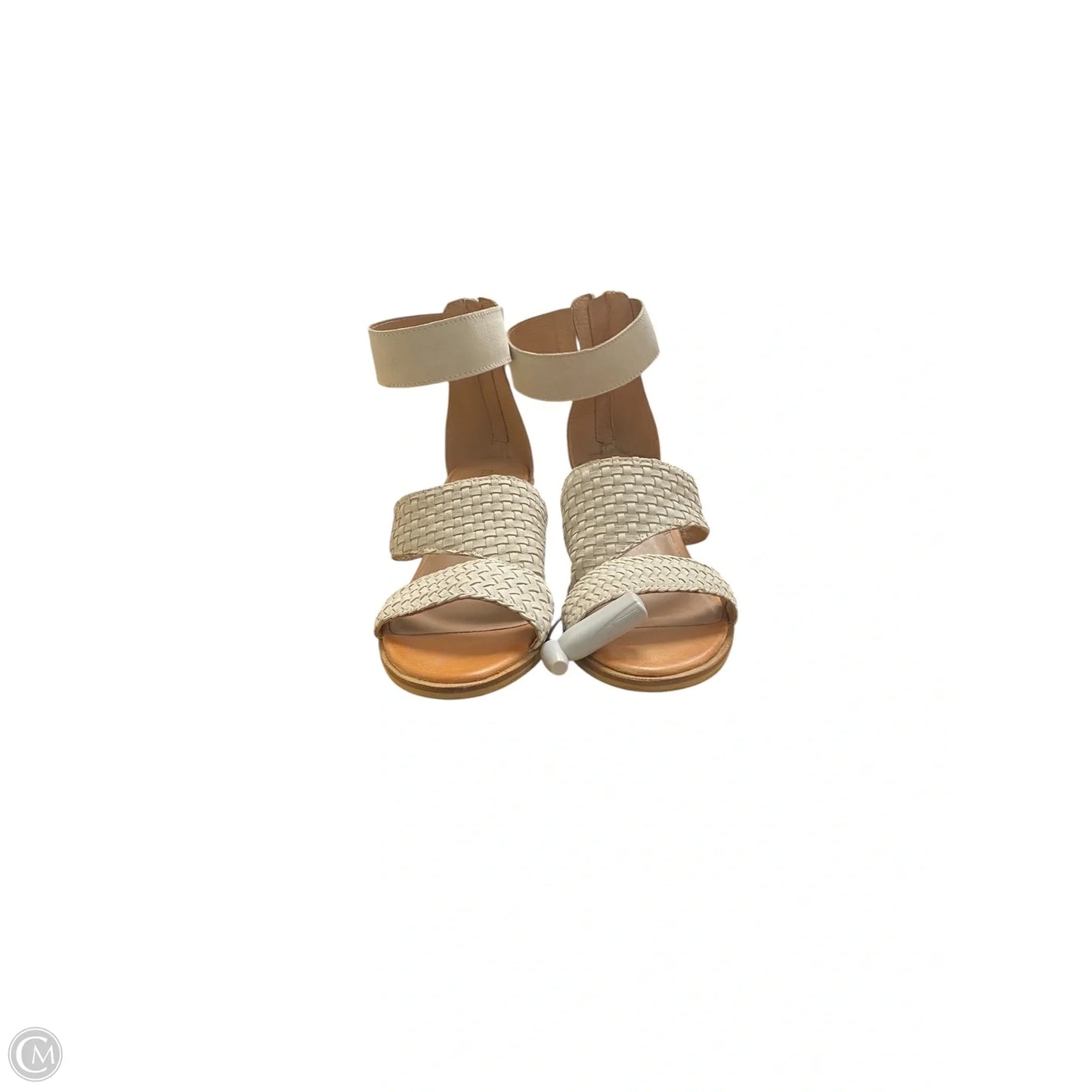 Shoes Heels Block By Diba In Cream, Size: 8