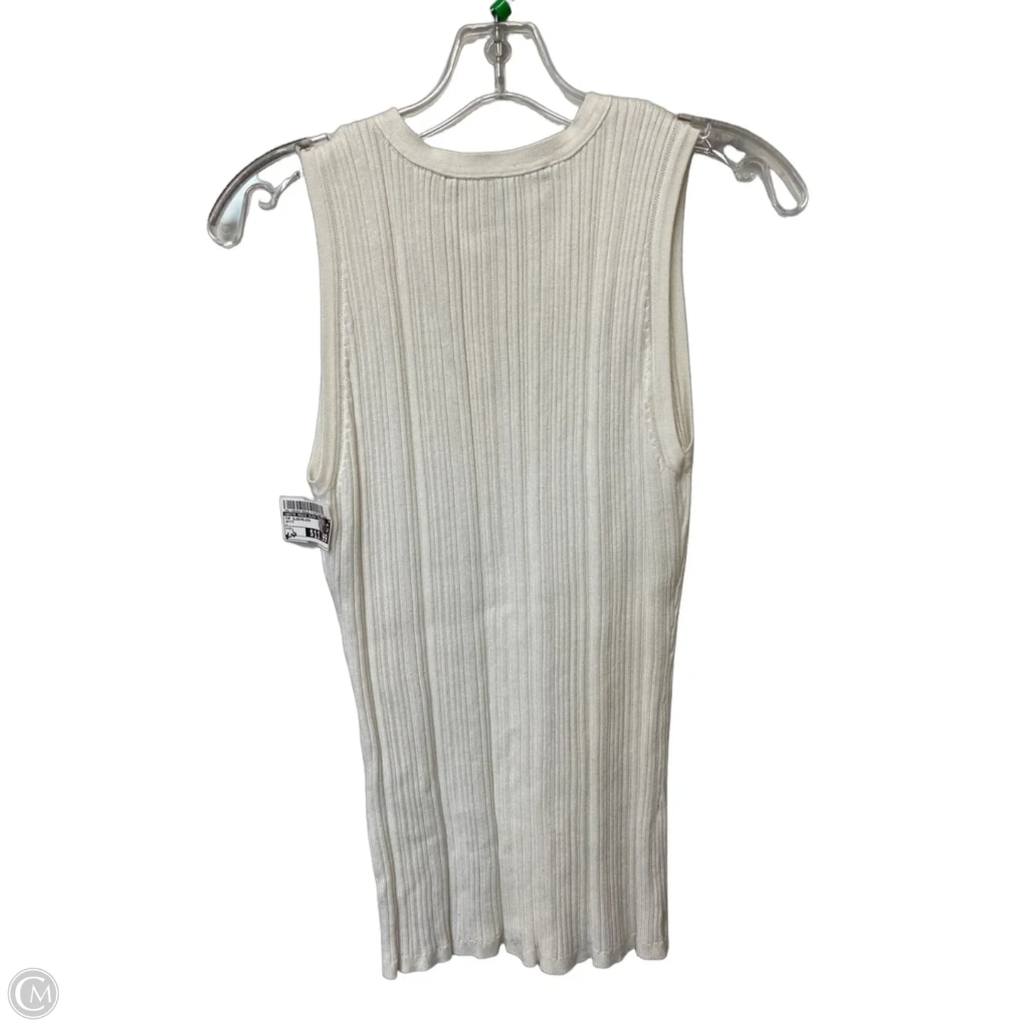 Top Sleeveless By White House Black Market In White, Size: L