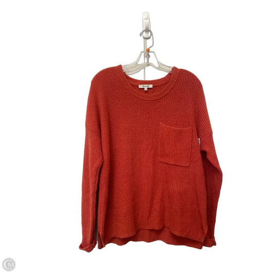 Sweater By Madewell In Orange, Size: M