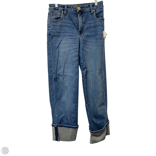 Jeans Straight By Kut In Blue Denim, Size: 2