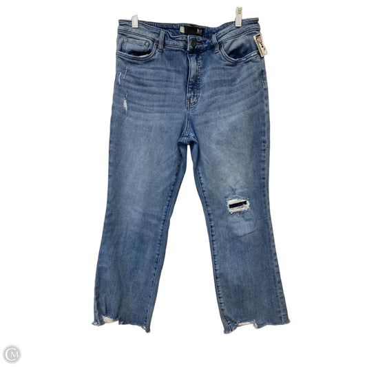 Jeans Straight By Kut In Blue Denim, Size: 10