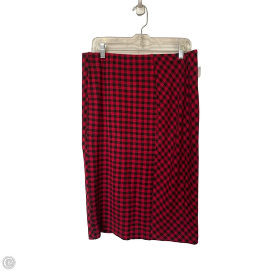 Skirt Maxi By J. Jill In Plaid Pattern, Size: M