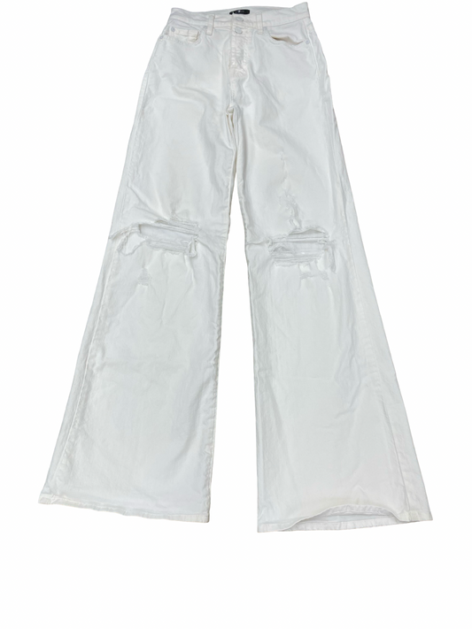 Jeans Boot Cut By 7 For All Mankind In White, Size:4