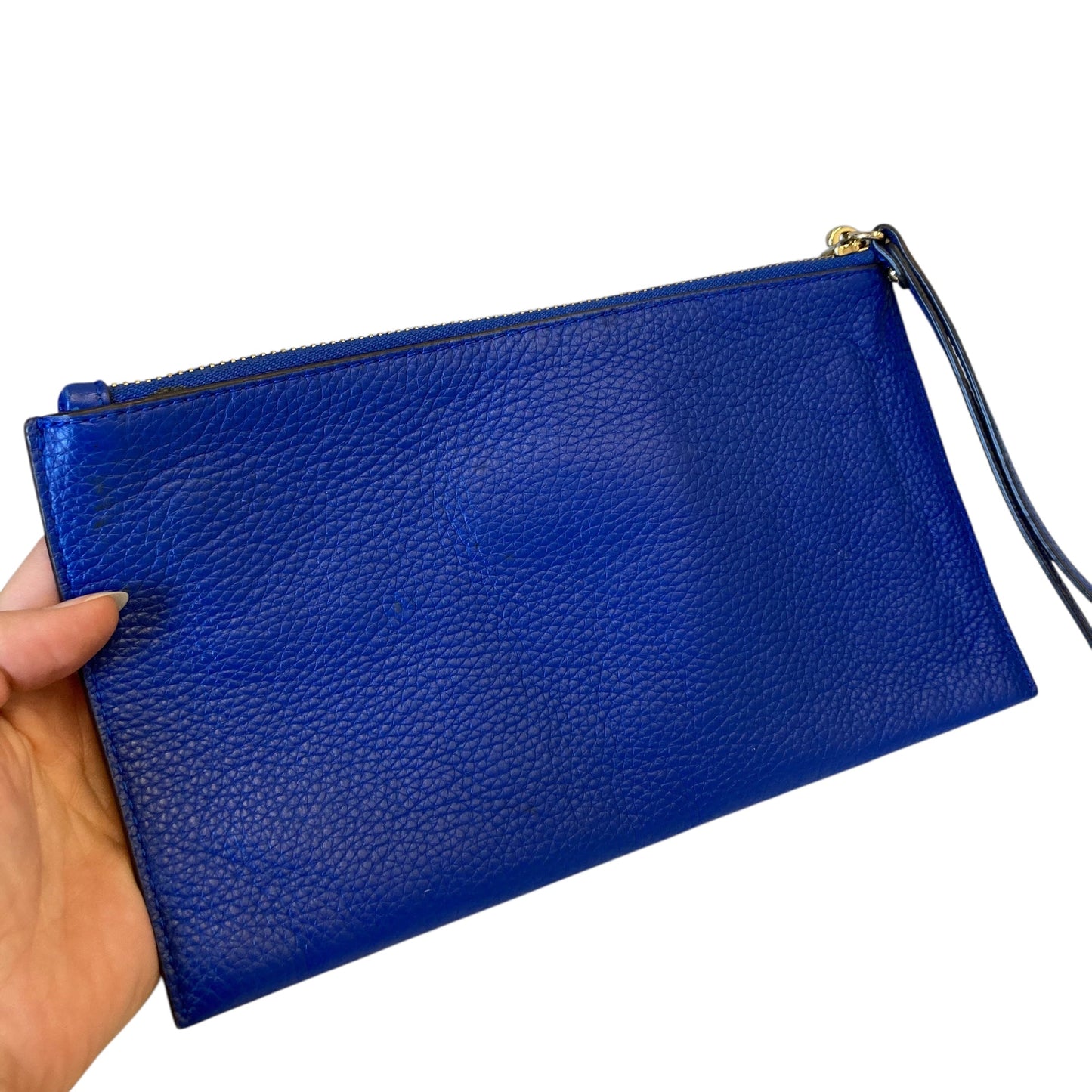 Wristlet Designer By Michael Kors In Blue, Size:Large