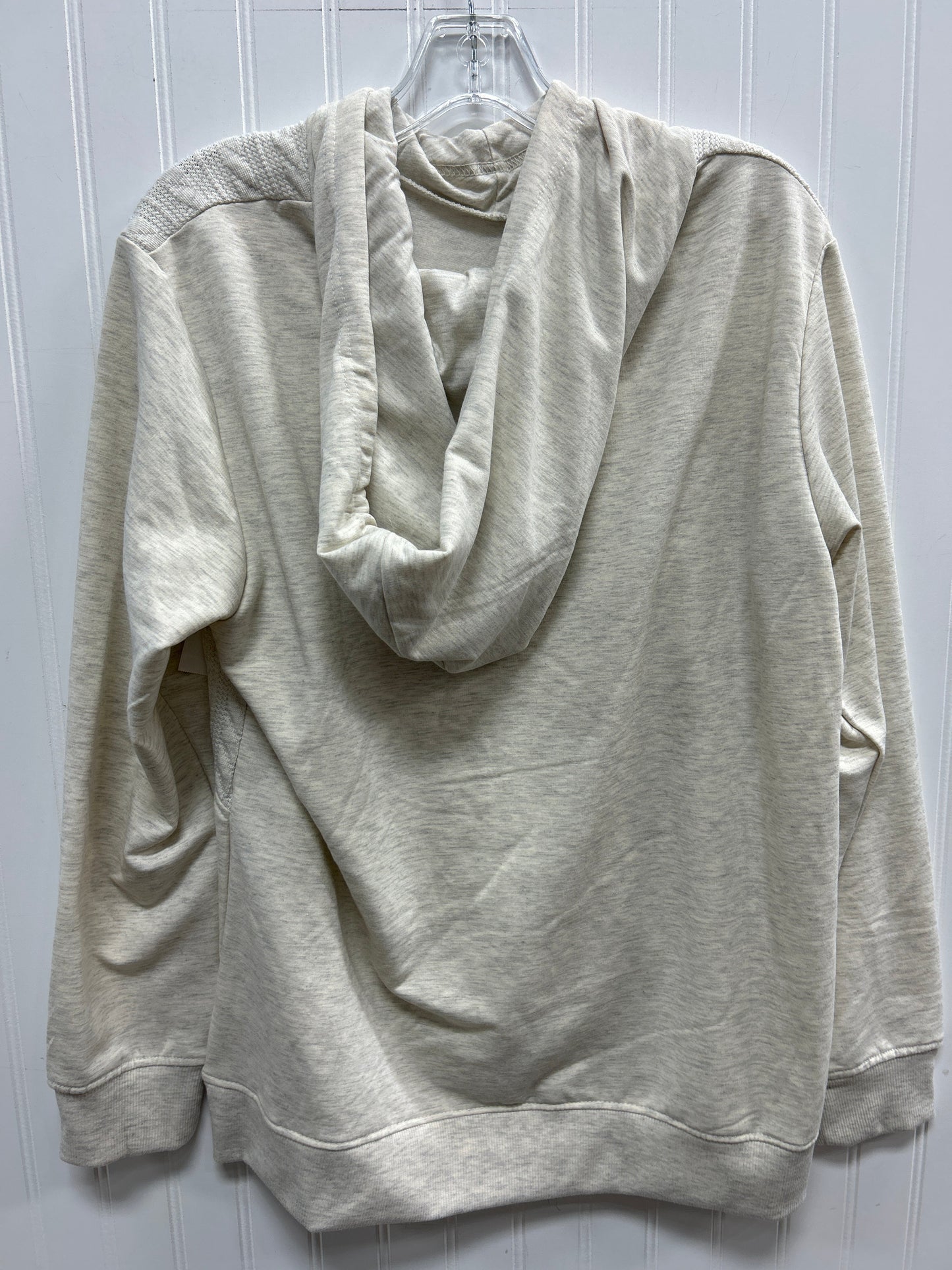 Sweatshirt Hoodie By Maurices In Cream, Size:L