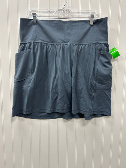 Athletic Skort By Athleta In Grey, Size:1X