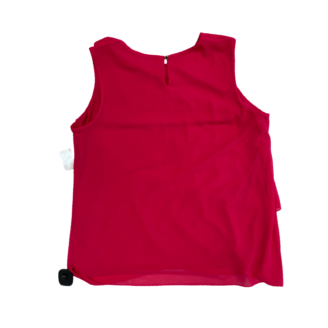 Top Sleeveless By Calvin Klein In Pink, Size:Xl