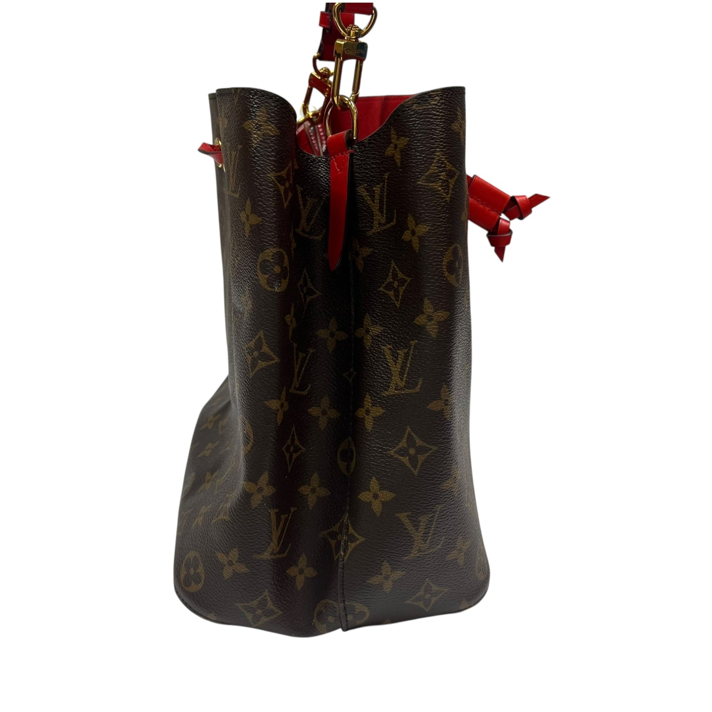 Handbag Luxury Designer By Louis Vuitton In Brown, Size:Medium